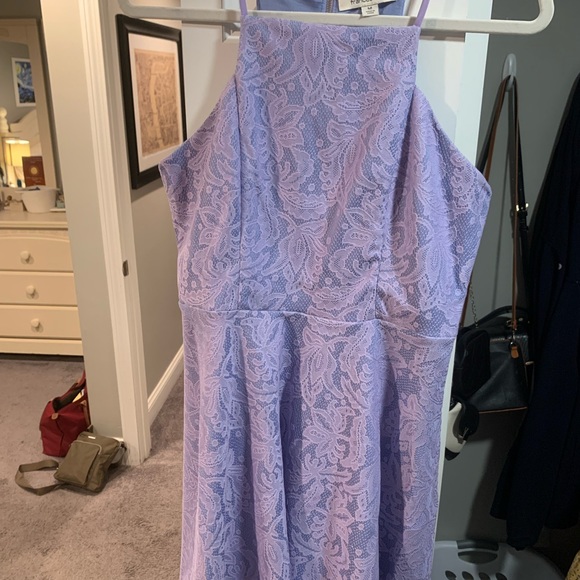 Francesca’s dress lace lilac M - Picture 2 of 5